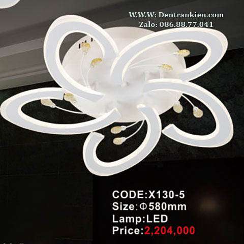 Đèn mâm hiện đại X130-5 1 den-mam-hien-dai-x130-5