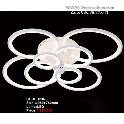 Đèn mâm hiện đại X129-10+5 3 den-op-tran-kieu-x18-8