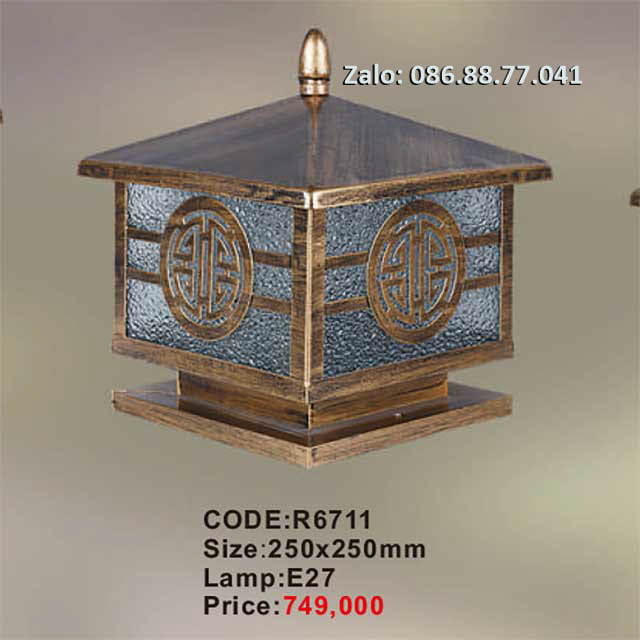 Đèn trụ cổng R6711-250