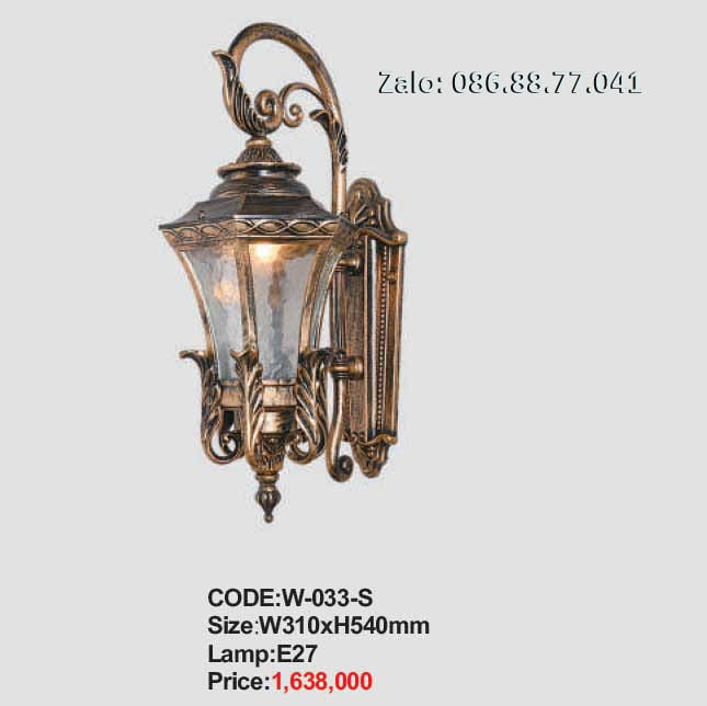 Đèn tường cổ điển W-033-S 1 den-tuong-co-dien-w-033-s