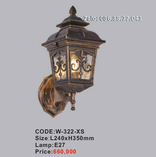 Đèn tường cổ điển W-322-XS