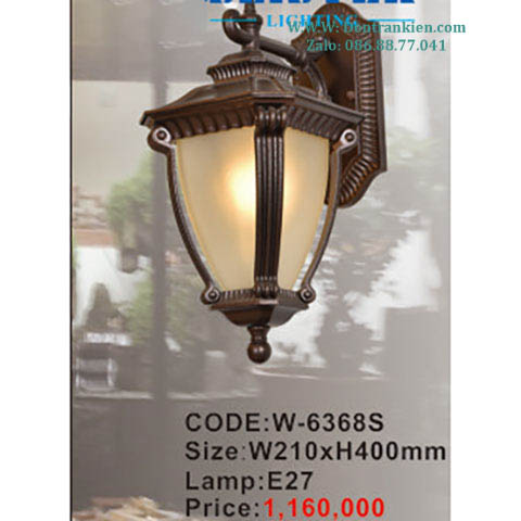 Đèn led trang trí ngoài trời 3 den-tuong-co-dien-w-6368s