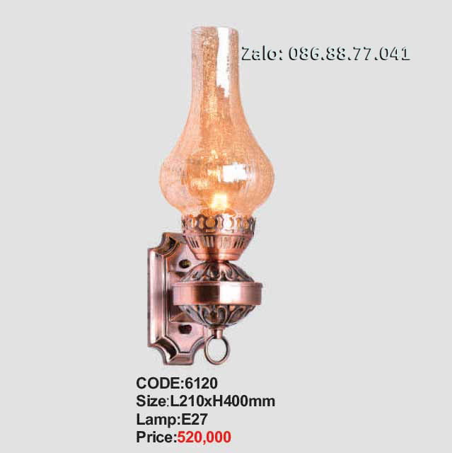 Đèn tường dầu cổ điển 6120