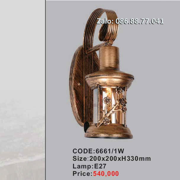 Đèn tường cổ điển 6661/1W