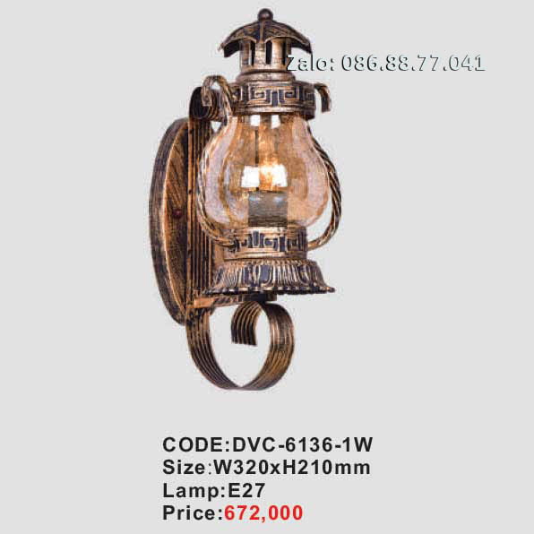 Đèn tường cổ điển DVC-6136-1W 1 den-tuong-co-dien-dvc-6136-1w