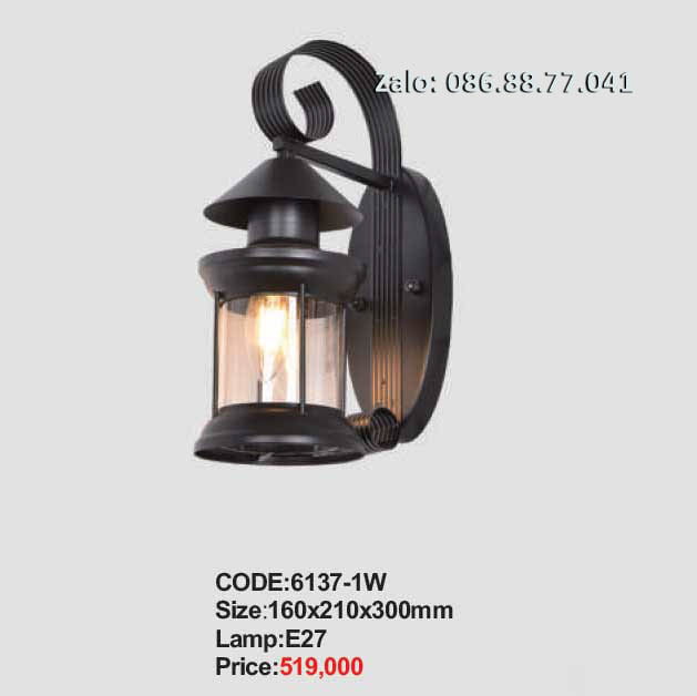 Đèn tường dầu cổ điển 6137-1W