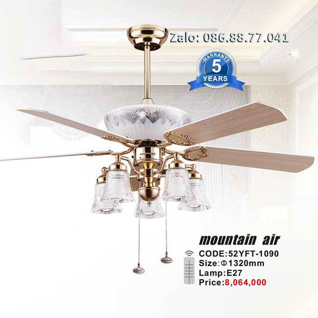 Quạt trần đèn 52YFT-1090 1 quat-tran-den-52yft-1090