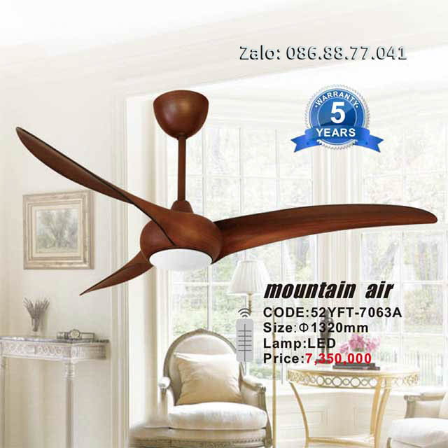Quạt trần đèn Mountain Air 52YFT-7063A 1 quat-tran-den-mountain-air-52yft-7063a