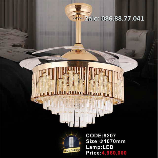 Quạt trần đèn cao cấp 9207 1 quat-tran-den-cao-cap-9207