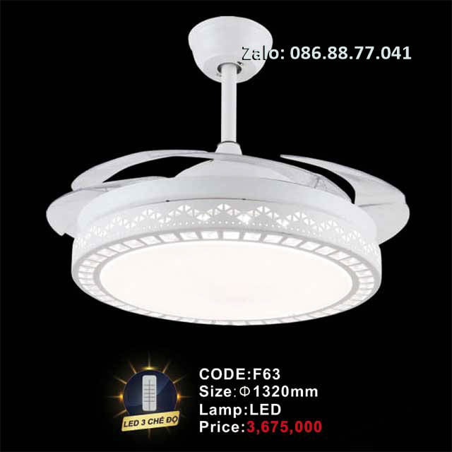 Quạt trần đèn F63 1 quat-tran-den-f63