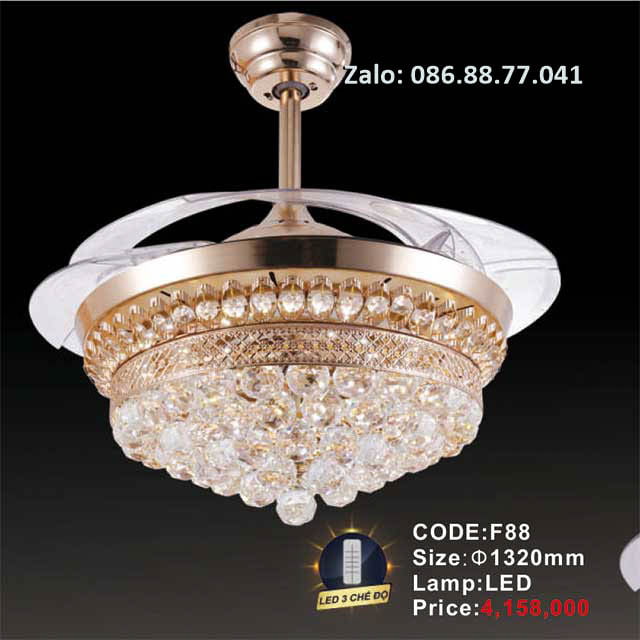 Quạt trần đèn F88 1 quat-tran-den-f88