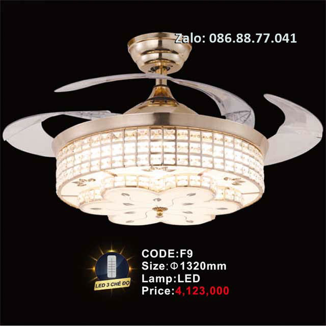 Quạt trần đèn F9 1 quat-tran-den-f9