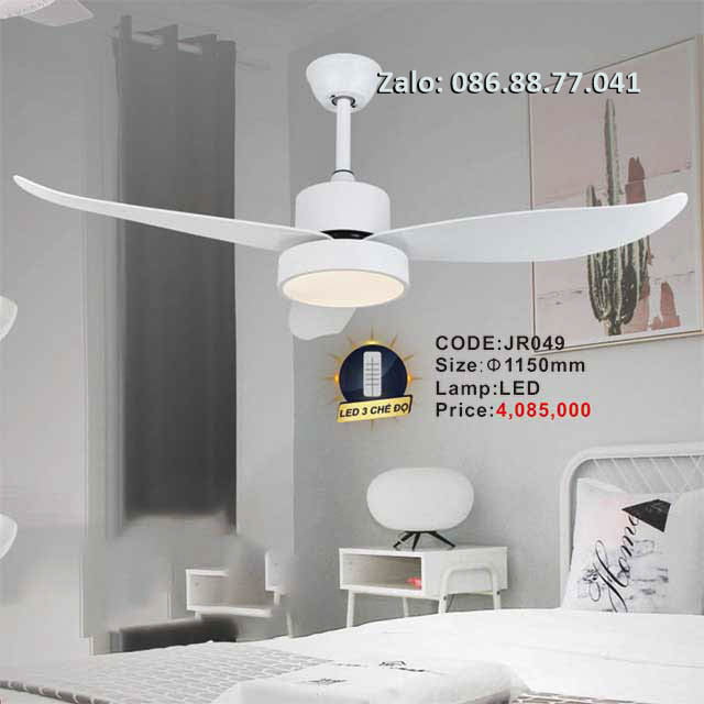Quạt trần đèn hiện đại JR049 1 quat-tran-den-hien-dai-jr049