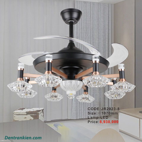 Quạt trần đèn JR2023-8 1 quat-tran-den-tran-kien