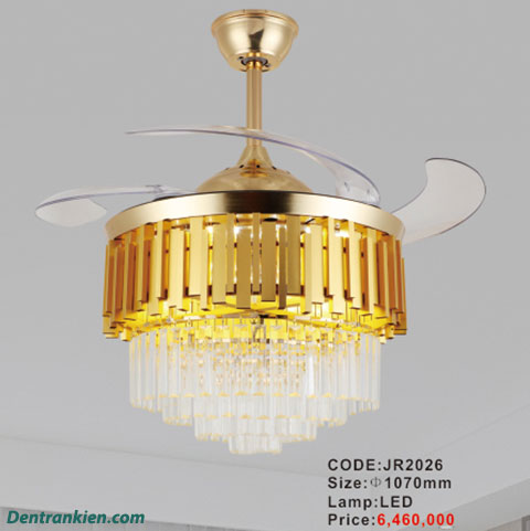 Quạt trần đèn JR2026 1 quat-tran-den-chum-pha-le