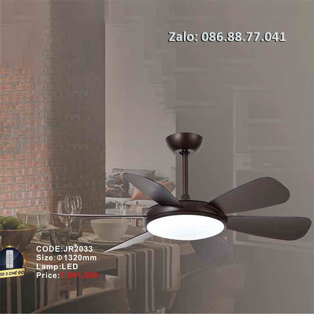 Quạt trần đèn cao cấp JR2033 1 quat-tran-den-cao-cap-jr2033
