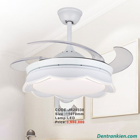 Quạt trần đèn JR20330 1 quat-tran-gan-den-led