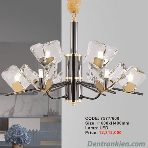 Đèn chùm pha lê 7577/600 1 den-chum-pha-le-7577-600
