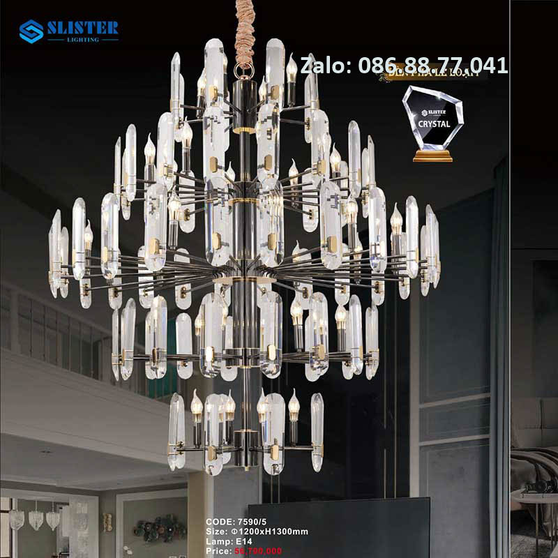 Đèn chùm pha lê 7590/5 1 den-chum-pha-le-7590-5