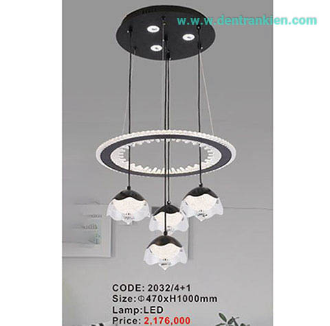 Đèn thả bàn ăn 2032/4+1