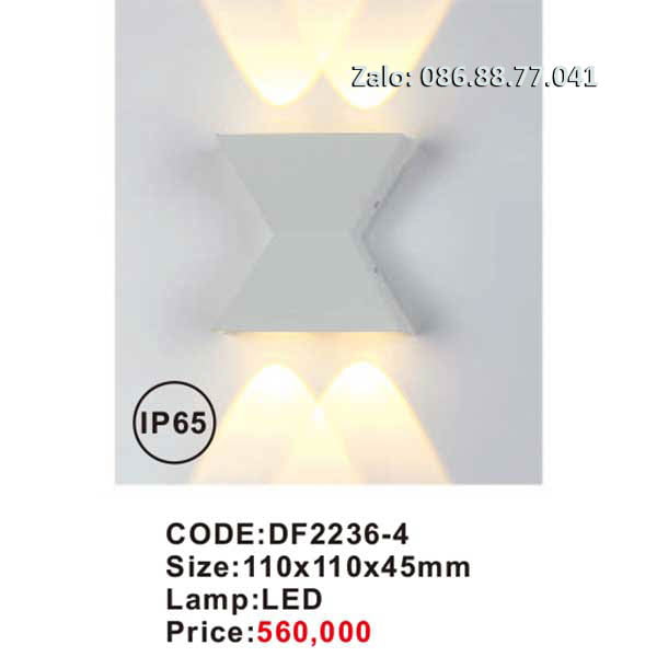Đèn led hắt tường DF2236-4