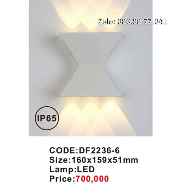 Đèn led hắt tường DF2236-6