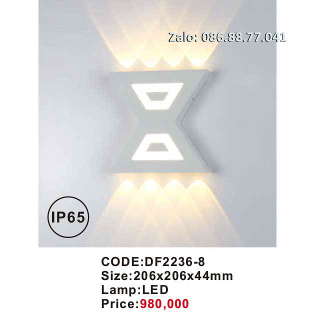Đèn led hắt tường DF2236-8