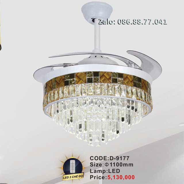 Quạt trần đèn D-9177 1 quat-tran-den-d-9177
