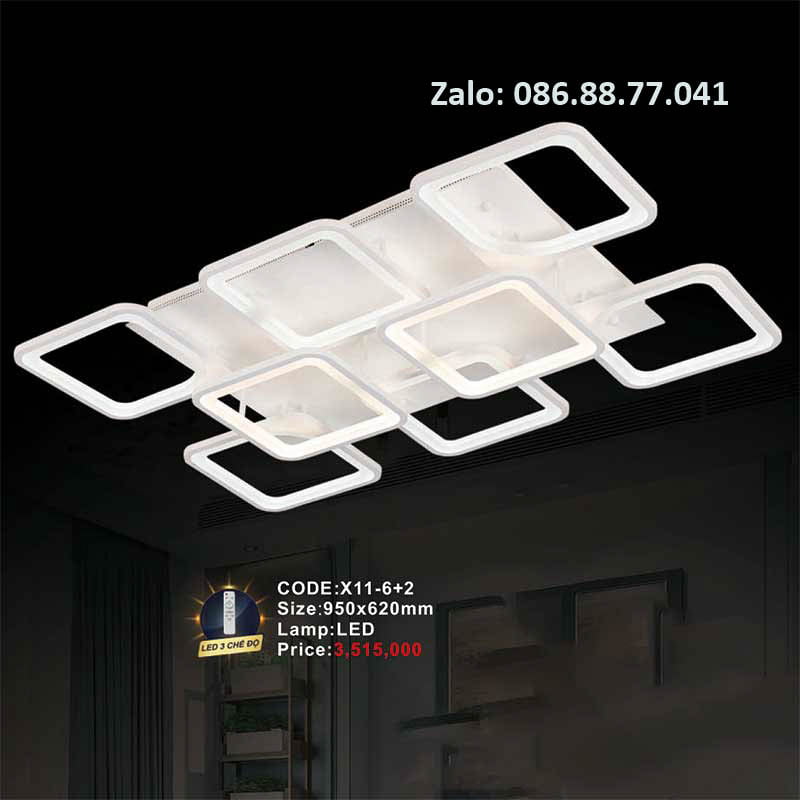 Đèn mâm hiện đại X11-6+2 1 den-mam-hien-dai-x11-62