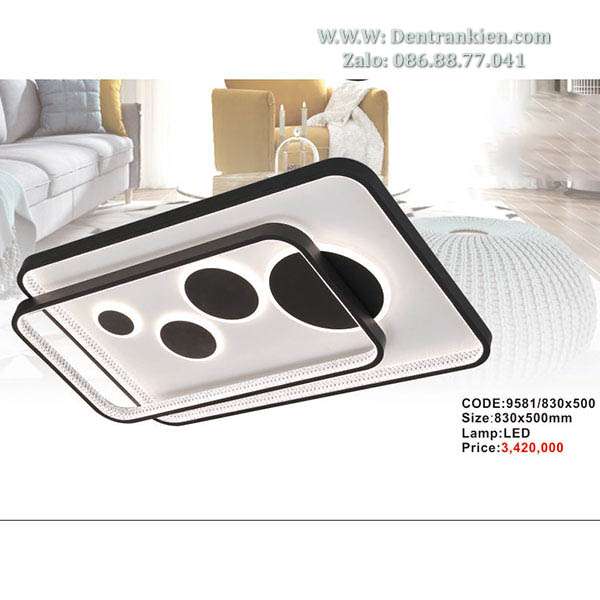 Đèn ốp trần hiện đại 9581