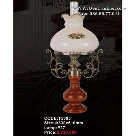 Đèn để bàn gỗ gốm T5005 1 den-de-ban-go-gom-t5005