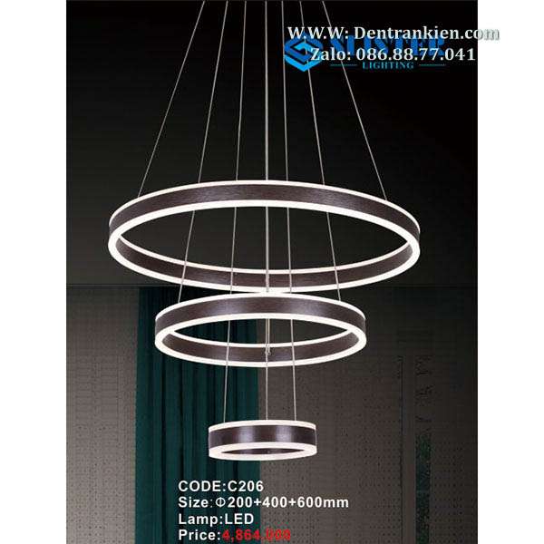 Đèn thả led 3 vòng C206 1 den-tha-led-3-vong-c206