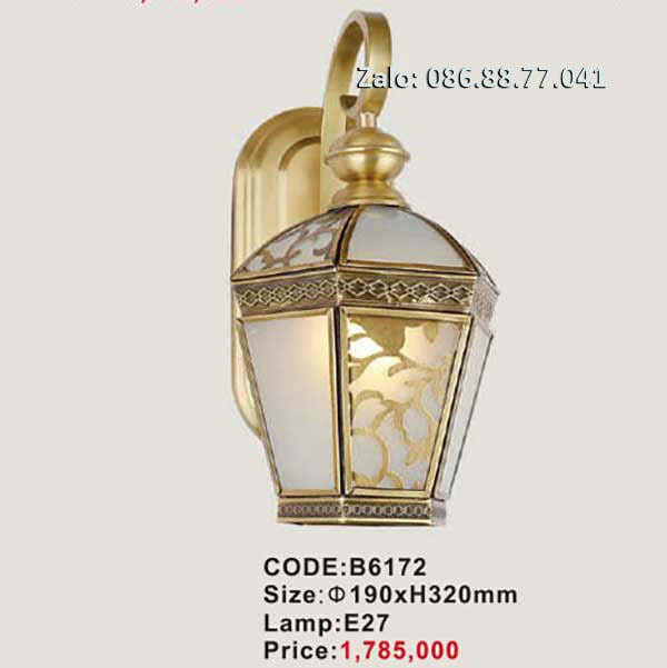 Đèn tường đồng B6172 1 den-tuong-dong-b6172