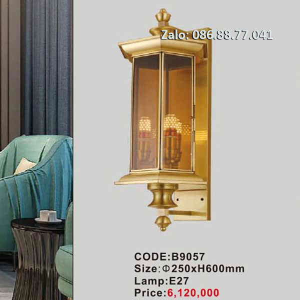 Đèn tường đồng B9057 1 den-tuong-dong-b9057
