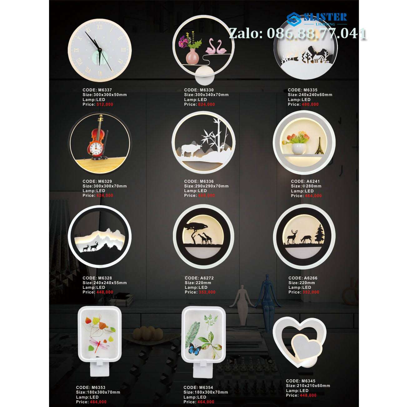 Đèn led gắn tường trang trí