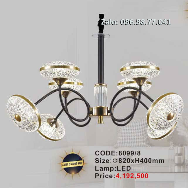 Đèn chùm trang trí 8099/8 1 den-chum-trang-tri-8099-8