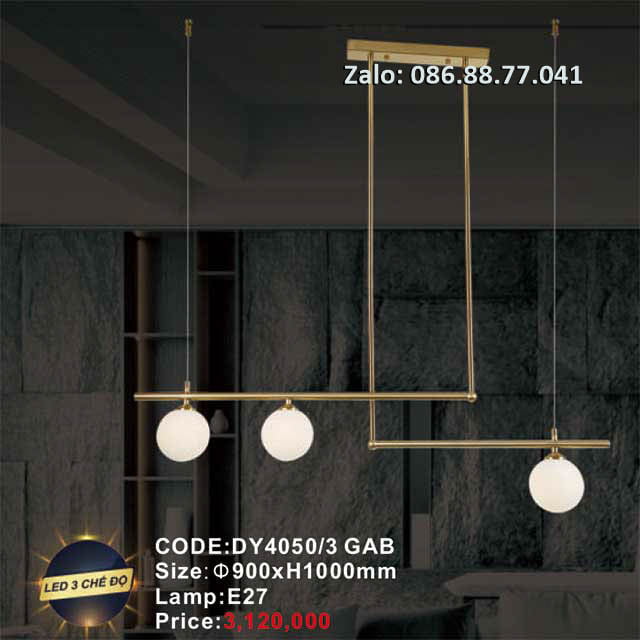 Đèn thả cao cấp DY4050/3 GAB
