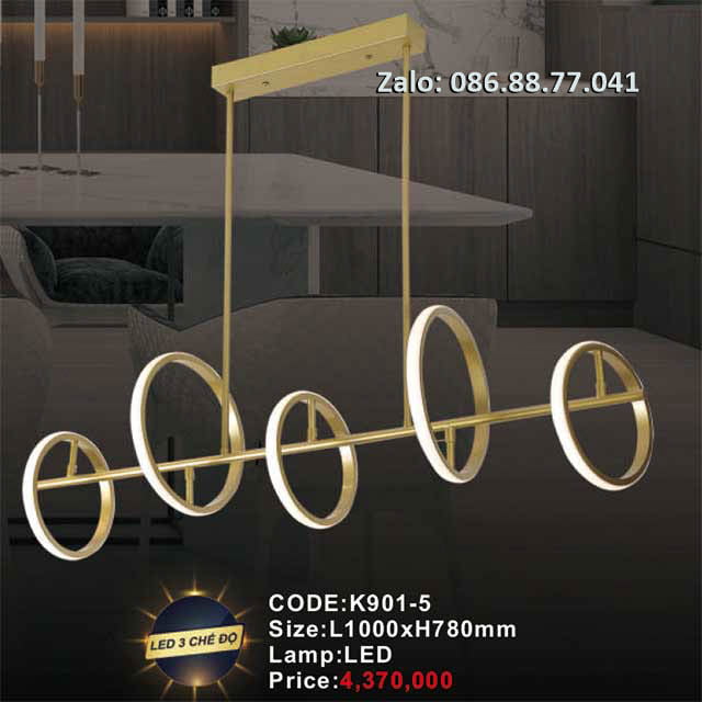 Đèn thả cao cấp K901-5
