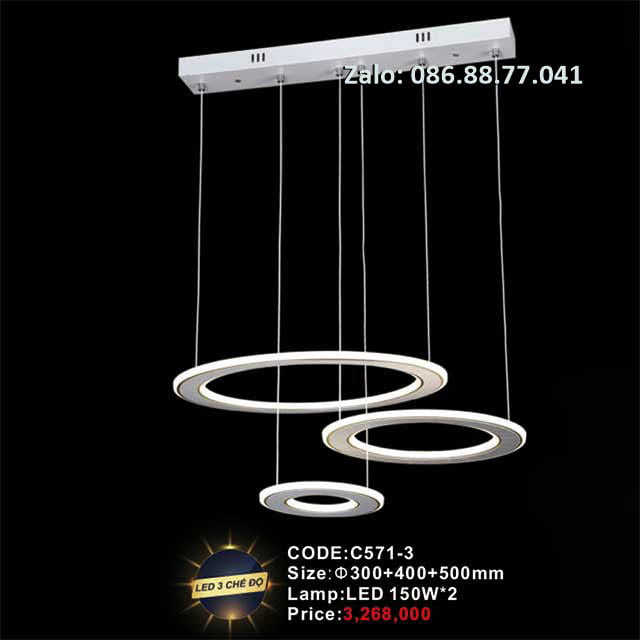 Đèn thả cao cấp C571-3