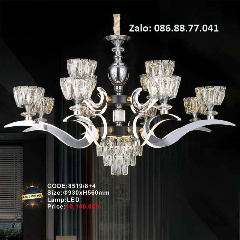 Đèn chùm Led trang trí 8519/12 1 den-chum-led-trang-tri-8519-12