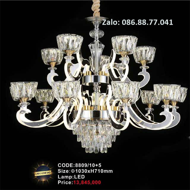 Đèn chùm Led trang trí 8809/10+5 1 den-chum-led-trang-tri-8809-105