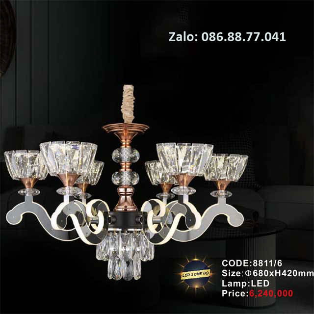 Đèn chùm Led 8811/6 1 den-chum-led-8811-6