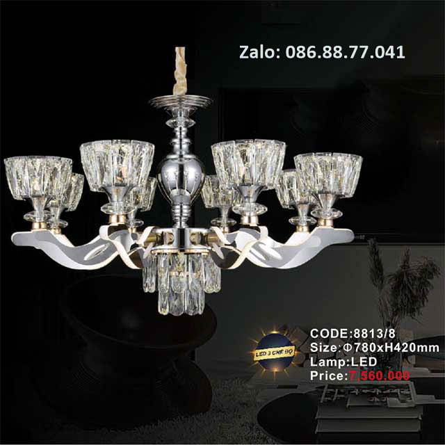 Đèn chùm Led 8813/8 1 den-chum-led-8813-8