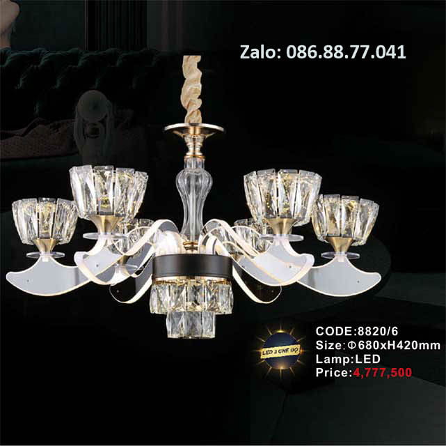 Đèn chùm Led 8820/6 1 den-chum-led-8820-6