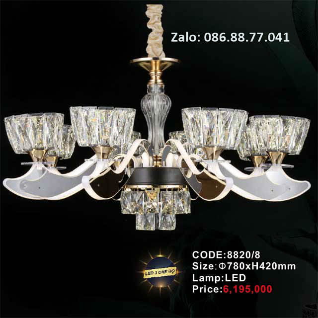 Đèn chùm Led 8820/8 1 den-chum-led-8820-8