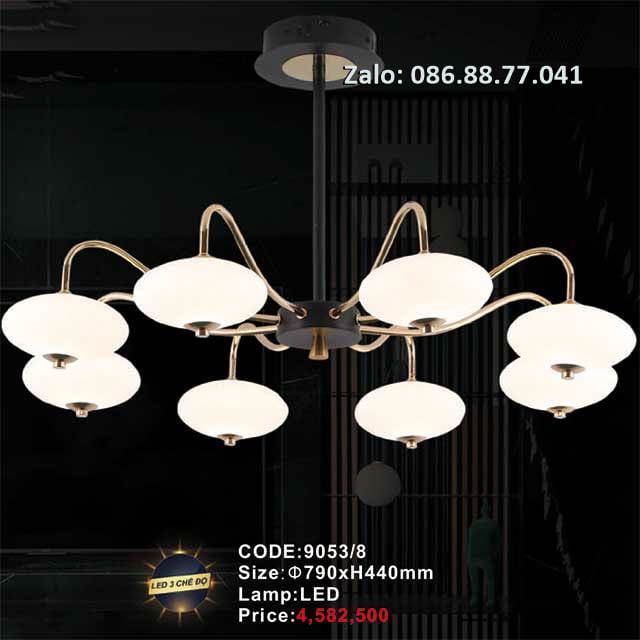 Đèn chùm led thả trần 9053/8 1 den-chum-led-tha-tran-9053-8