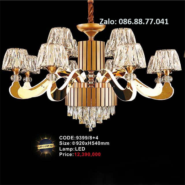 Đèn chùm led 9339/8+4 1 den-chum-led-9399-84