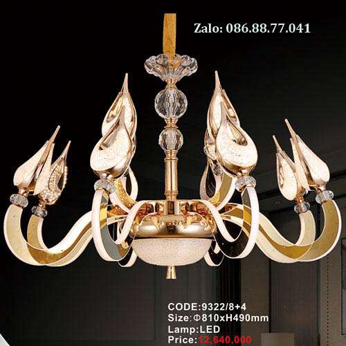 Đèn chùm led 9332/8+4 1 den-chum-led-9332-84