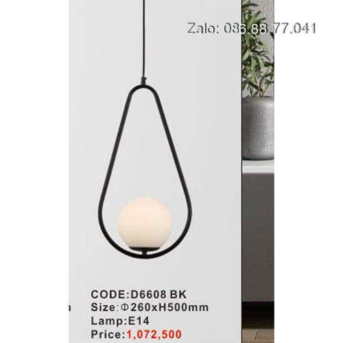 Đèn thả cao cấp D6608 BK 2 den-tha-cao-cap-d6608-bk