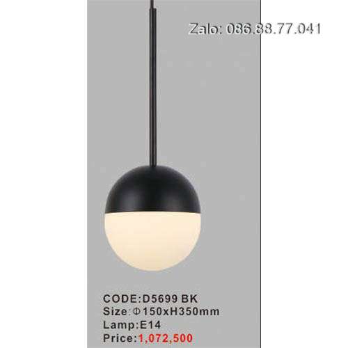 Đèn thả cao cấp D5699 BK 1 den-tha-cao-cap-d5699-bk